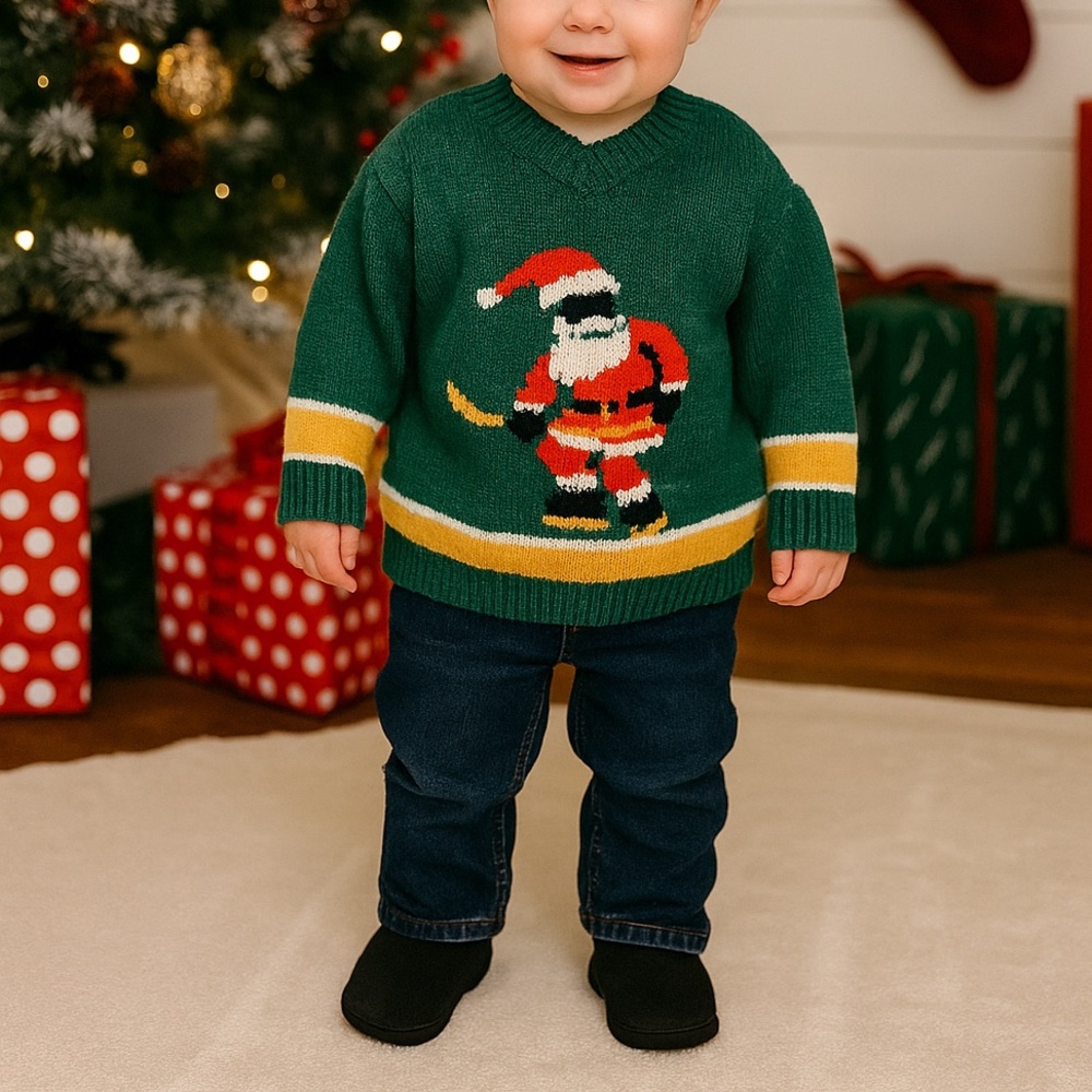 Old Navy Green Knit Sweater